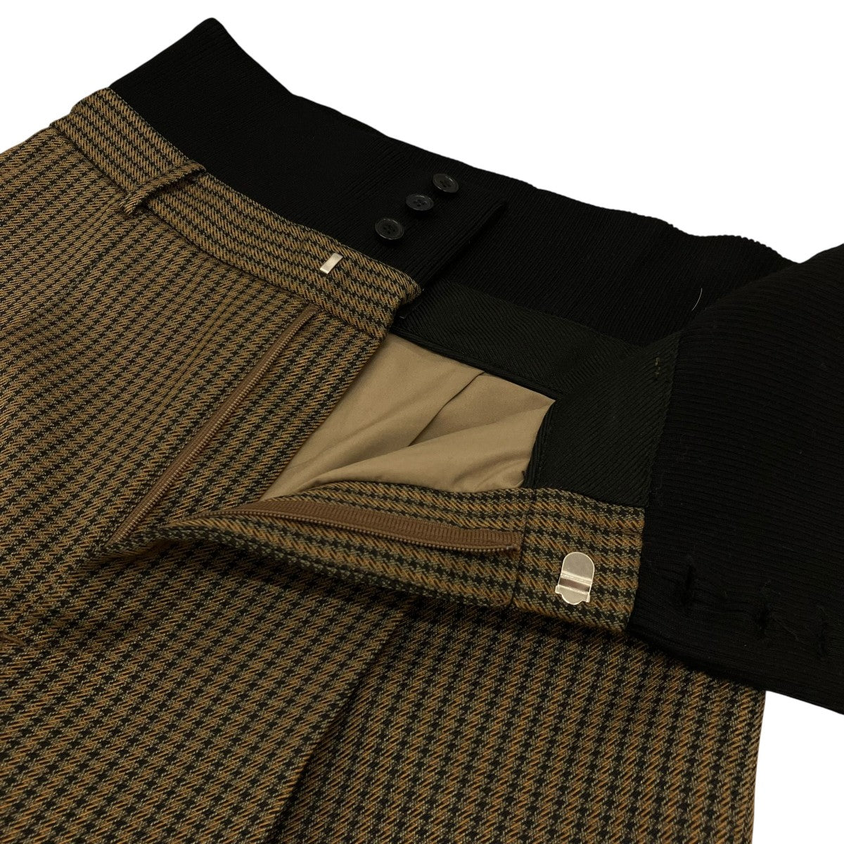 AMERI×BONBOM 【HOUNDSTOOTH STRAIGHT PANTS】ハウンドトゥースストレートパンツ0225208250460 古着・中古-5枚目のアイテム画像