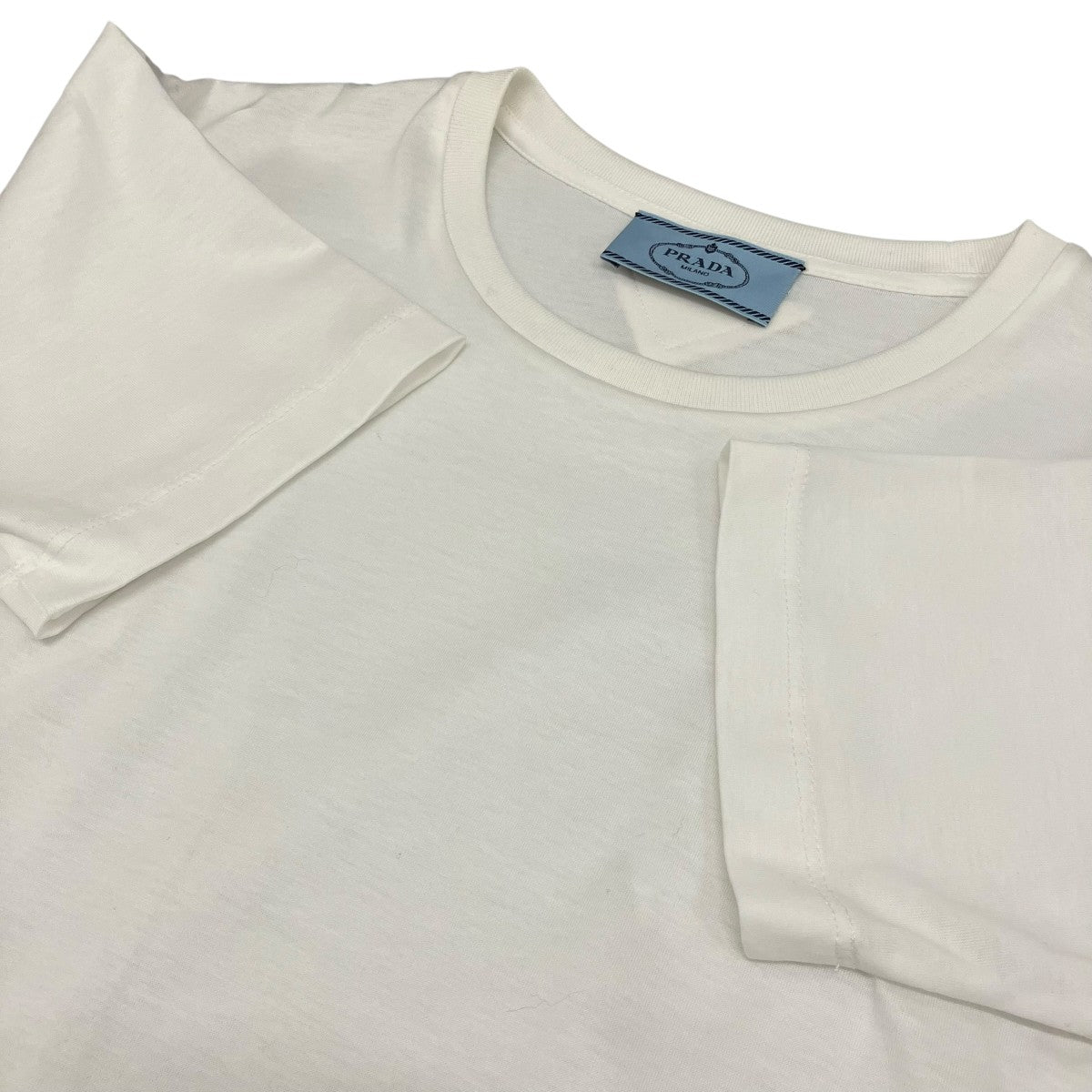 PRADA(プラダ) バックトライアングルロゴTシャツ35570 35570 ホワイト