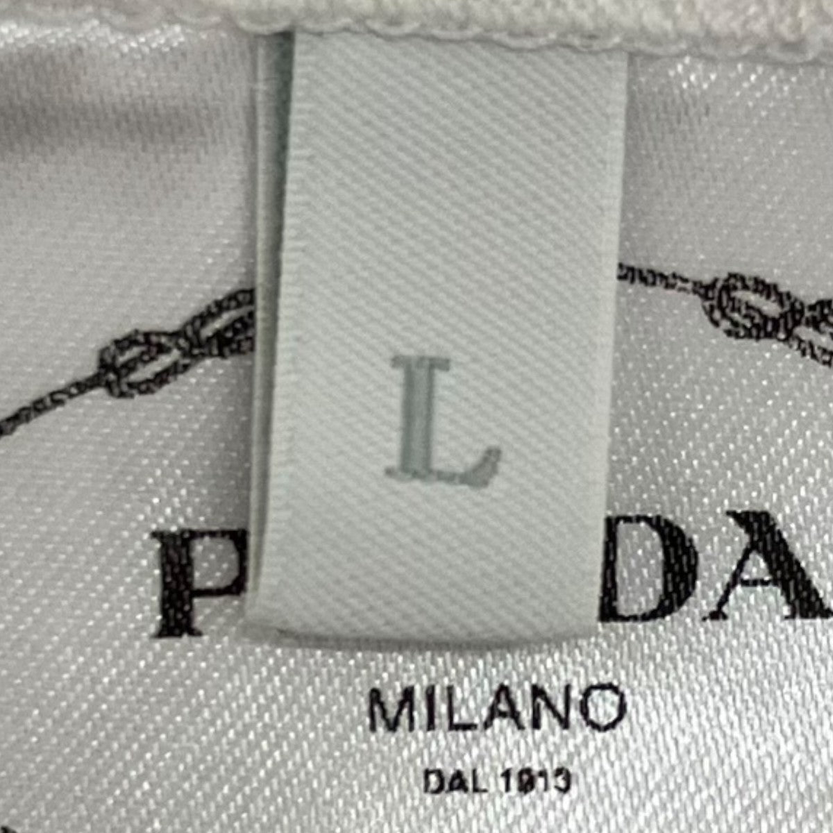 PRADA(プラダ) バックトライアングルロゴTシャツ35570 35570 ホワイト