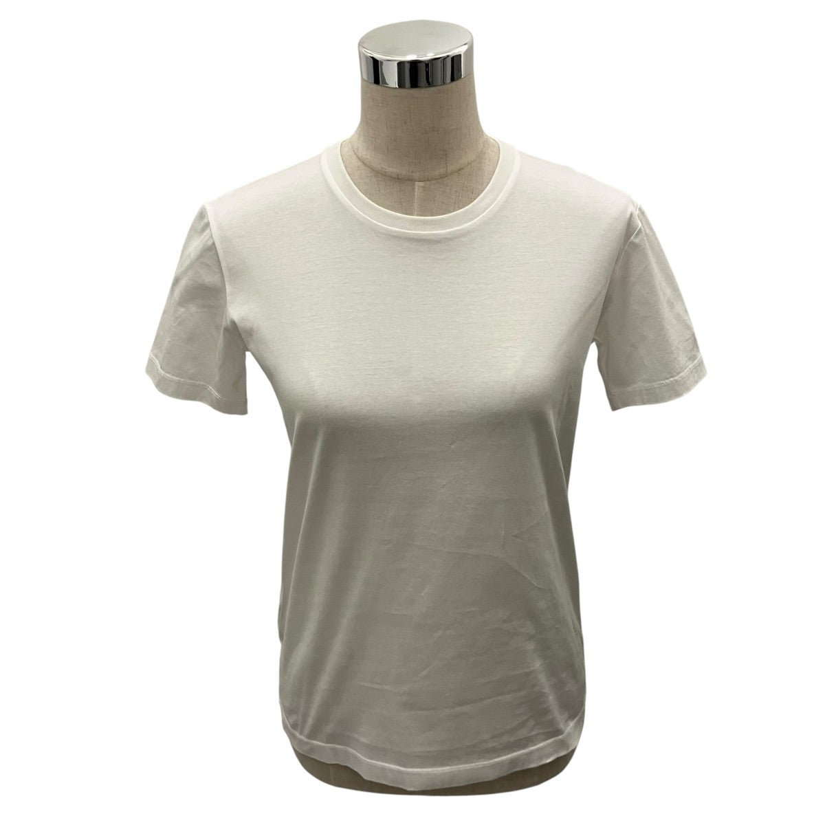 プラダ PRADA バックトライアングルロゴ コンパクトTシャツ カットソー PRADA(プラダ) バックトライアングルロゴTシャツ35570 35570 ホワイト