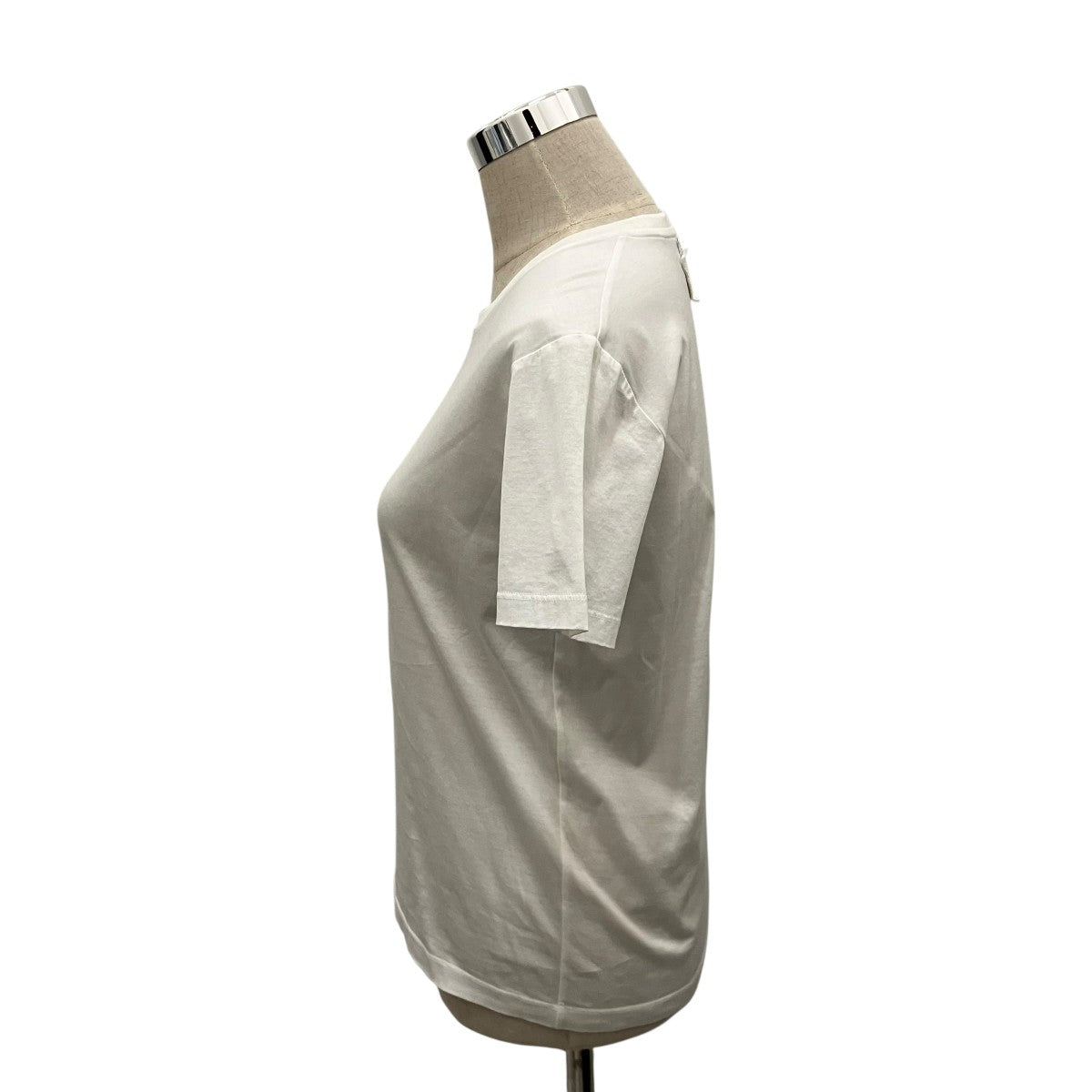 プラダ PRADA バックトライアングルロゴ コンパクトTシャツ カットソー PRADA(プラダ) バックトライアングルロゴTシャツ35570 35570 ホワイト