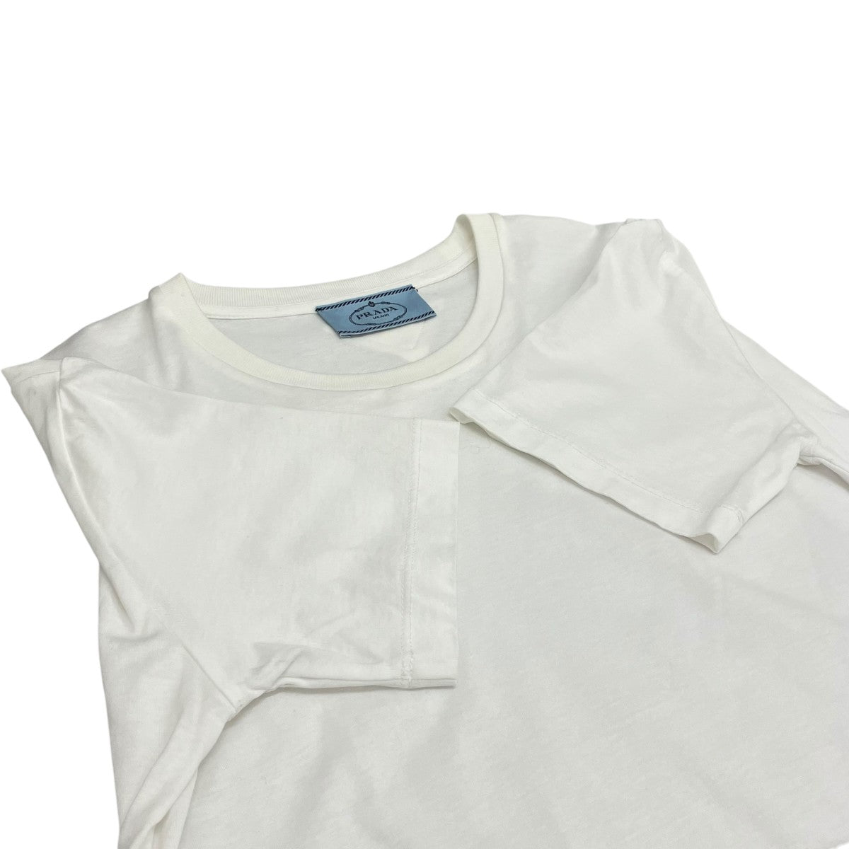 PRADA バックトライアングルロゴTシャツ35570 古着・中古-6枚目のアイテム画像
