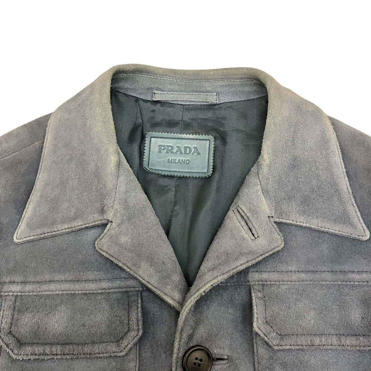 PRADA スウェードジャケットUPW183 古着・中古-6枚目のアイテム画像