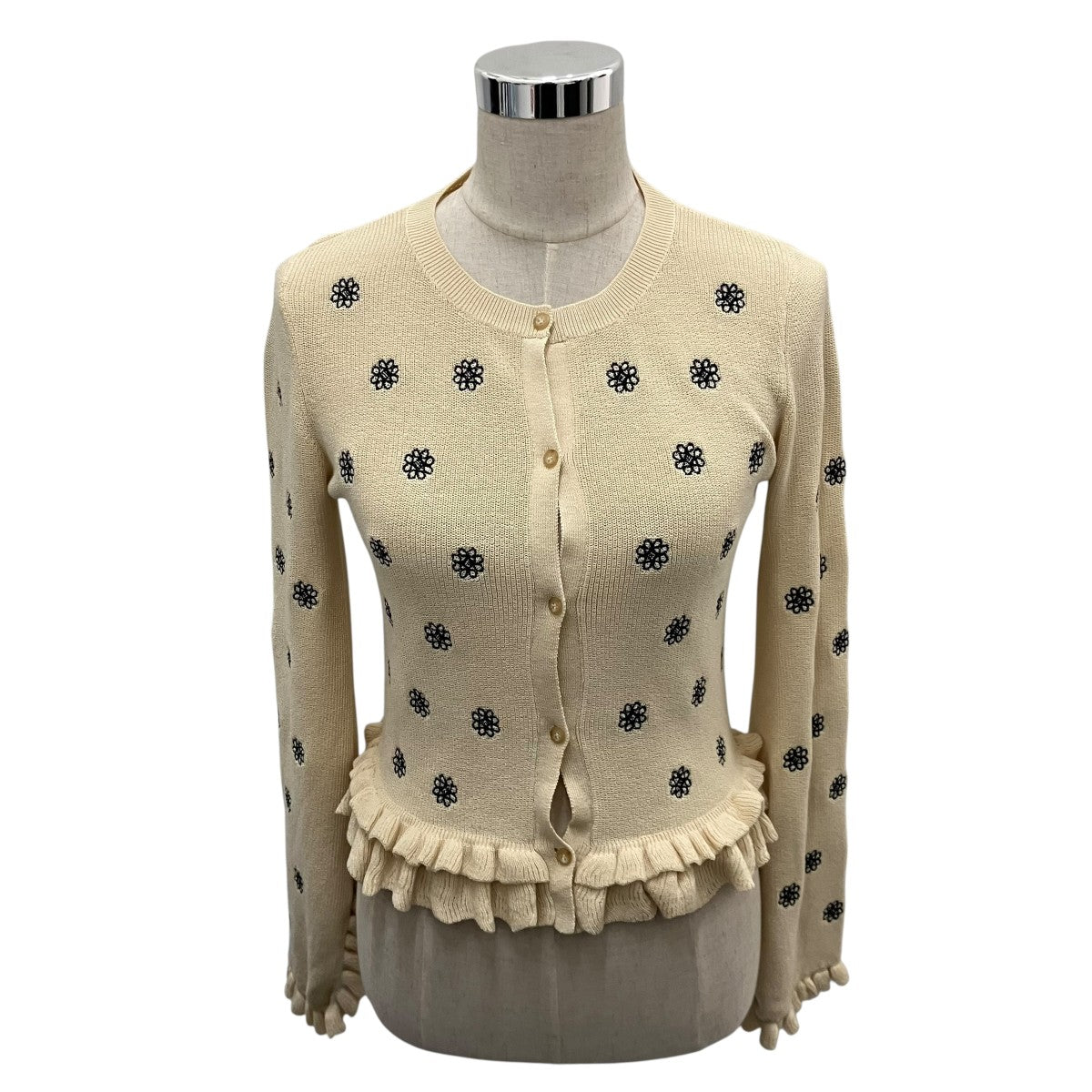 muller of yoshiokubo 【CREST EMBROIDERY TOP】カーディガンMLF25804 古着・中古-1枚目のアイテム画像