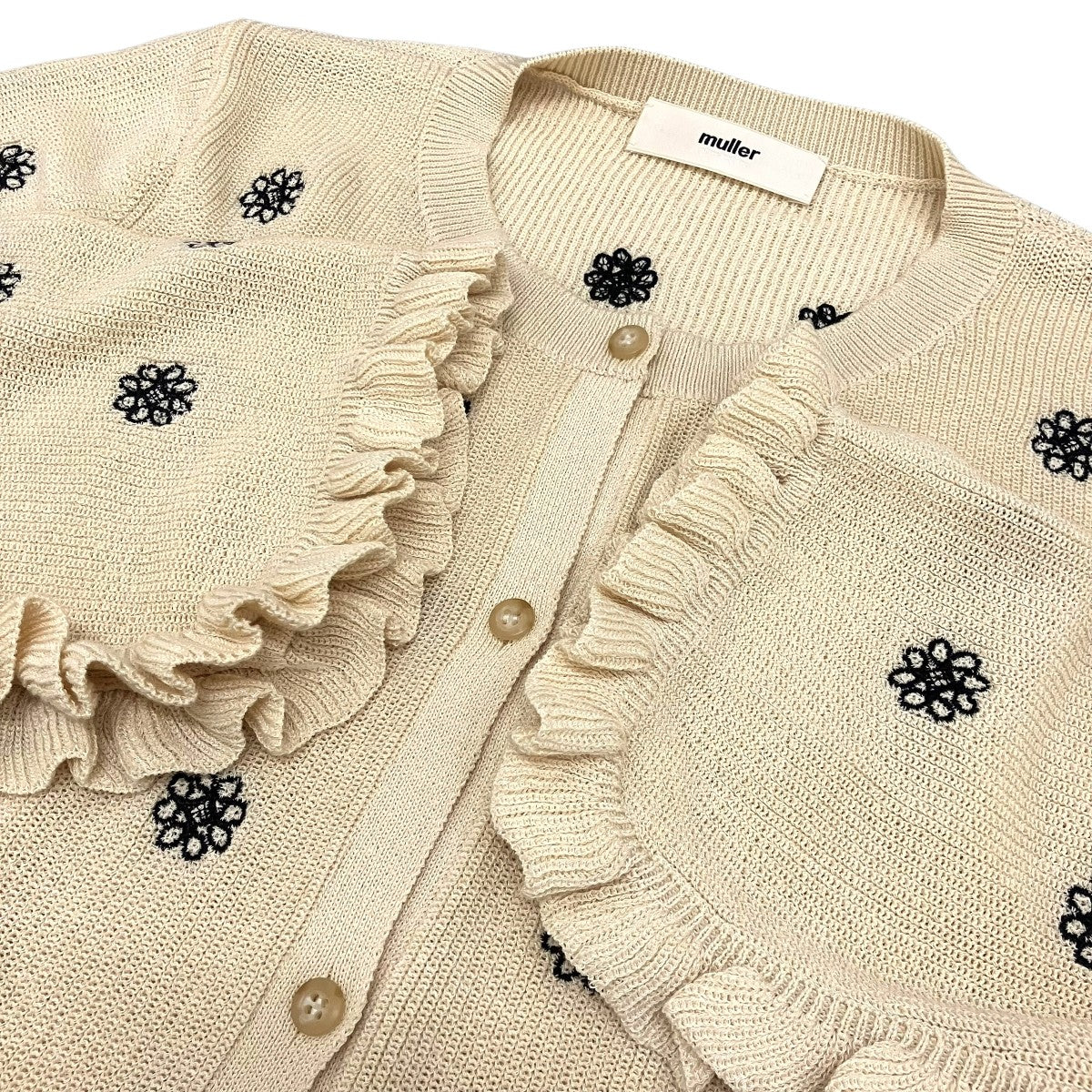 muller of yoshiokubo 【CREST EMBROIDERY TOP】カーディガンMLF25804 古着・中古-6枚目のアイテム画像