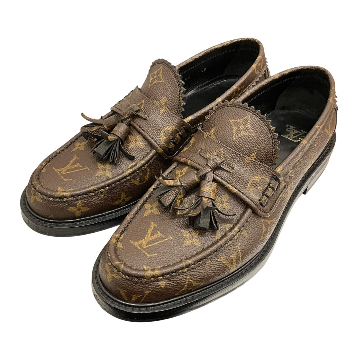 LOUIS VUITTON×NIGO モノグラムタッセルローファーBM0250 古着・中古-1枚目のアイテム画像