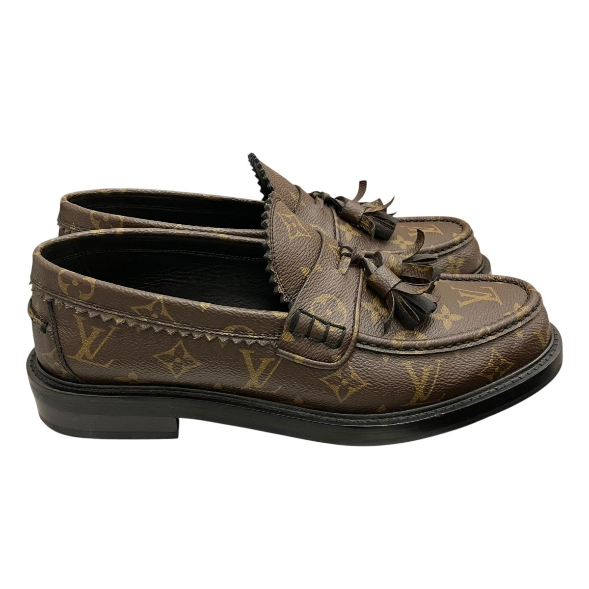 LOUIS VUITTON×NIGO モノグラムタッセルローファーBM0250 古着・中古-4枚目のアイテム画像