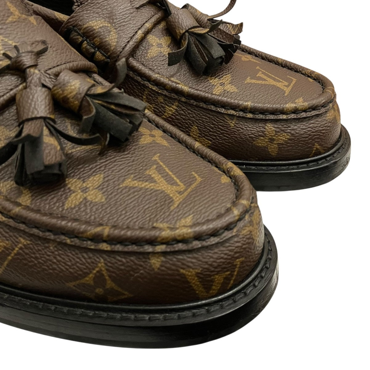 LOUIS VUITTON×NIGO モノグラムタッセルローファーBM0250 古着・中古-6枚目のアイテム画像