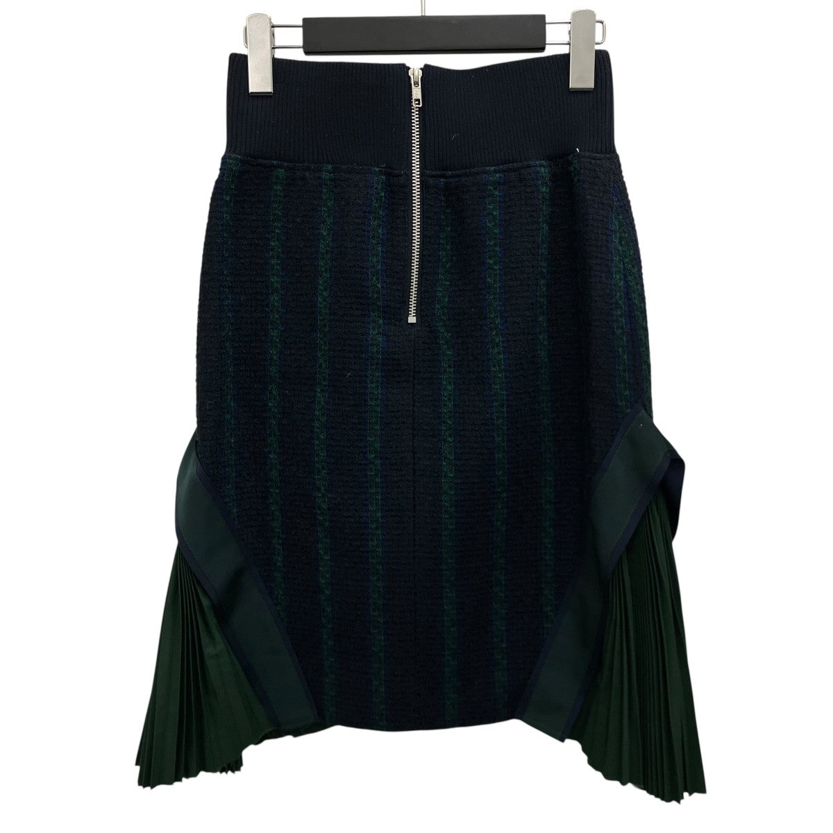 sacai luck(サカイラック) サイドプリーツツイードスカート15SSLU870