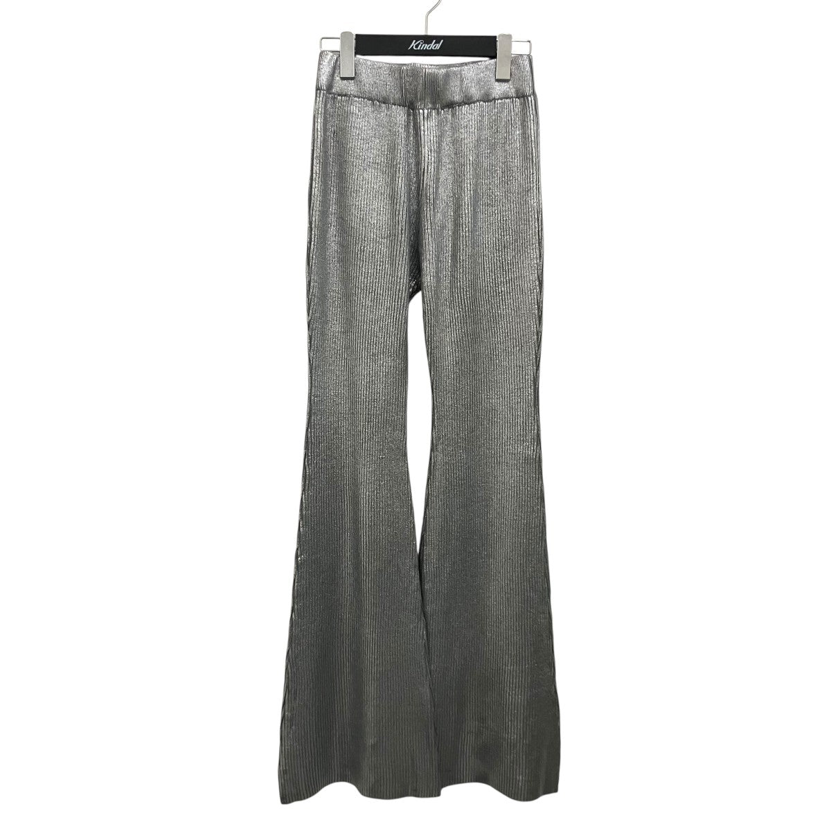 PAMEO POSE 【FOIL PRINTED FLARED KNIT PANTS】フレアニットパンツ2324507008 古着・中古-1枚目のアイテム画像