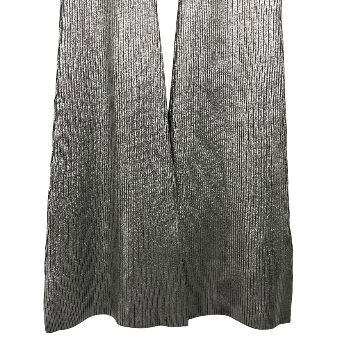PAMEO POSE 【FOIL PRINTED FLARED KNIT PANTS】フレアニットパンツ2324507008 古着・中古-4枚目のアイテム画像