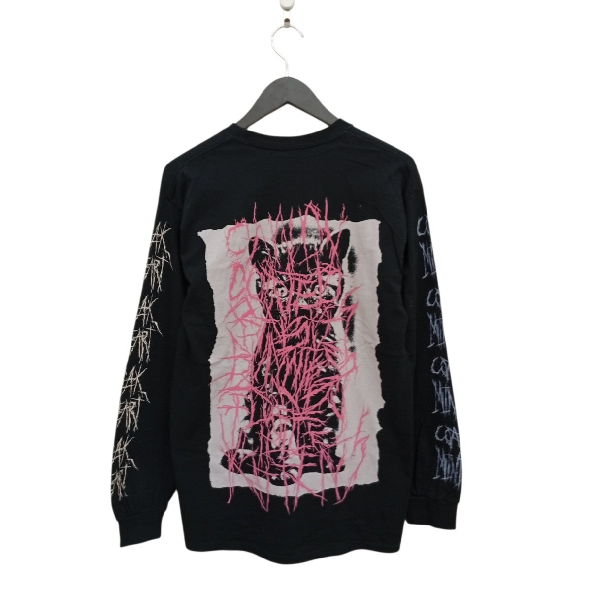 プリント長袖Tシャツ