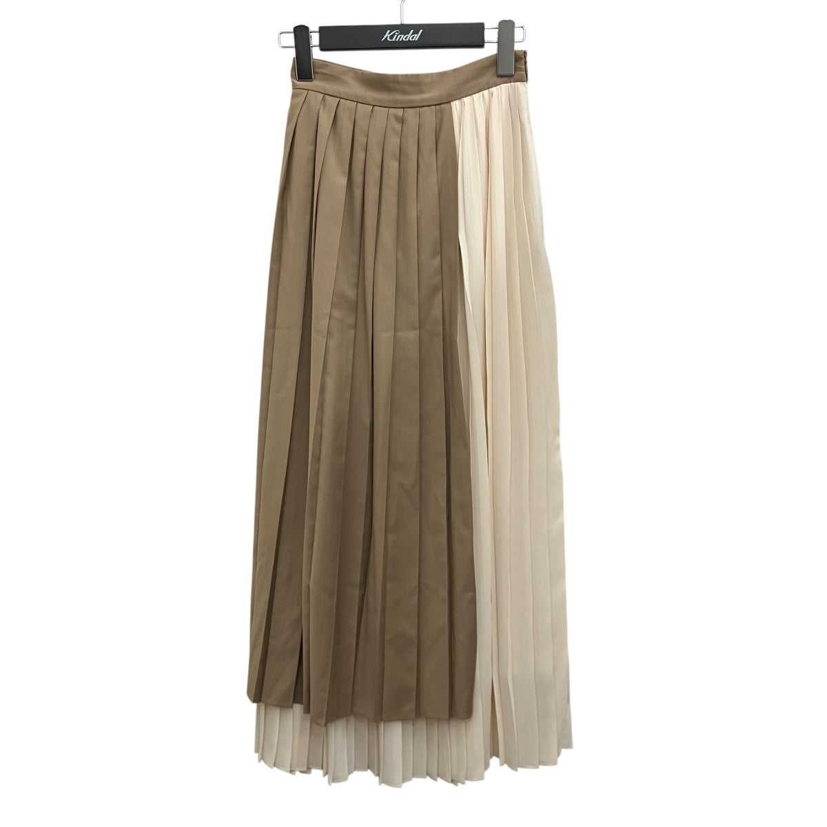 CLANE 【BI COLOR PLEATS SKIRT】バイカラープリーツスカート10109-6132 古着・中古-1枚目のアイテム画像