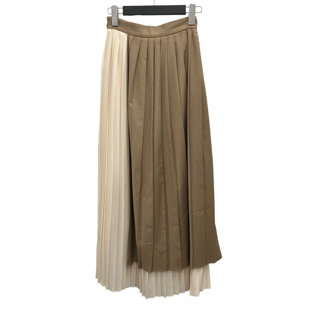 CLANE 【BI COLOR PLEATS SKIRT】バイカラープリーツスカート10109-6132 古着・中古-2枚目のアイテム画像