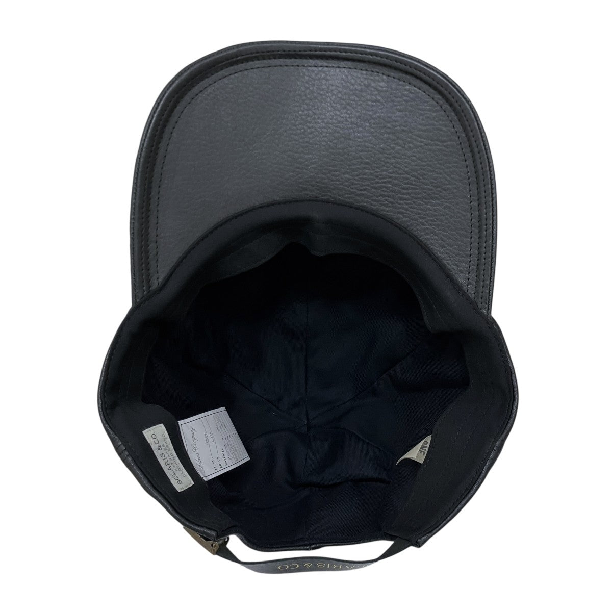 SOLARIS＆CO 【Steerhide Curved Visor Cap LAPHROAIG】ステアハイドキャップX01009 古着・中古-5枚目のアイテム画像