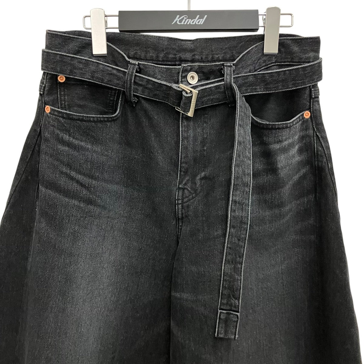 sacai 26SSベルテッドデニムパンツ26-03930M 古着・中古-3枚目のアイテム画像