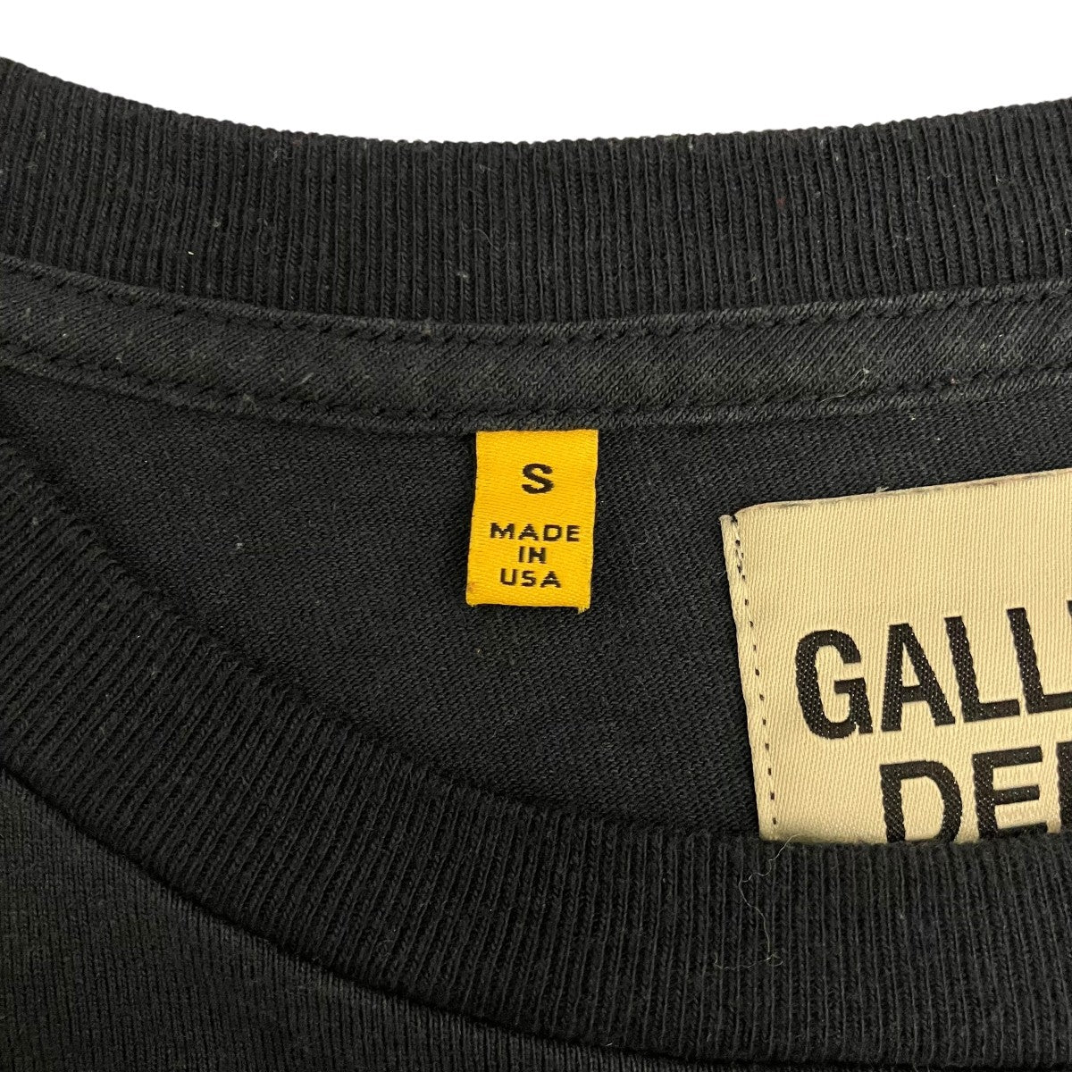 GALLERY DEPT(ギャラリー デプト) ロゴTシャツ ブラック サイズ S