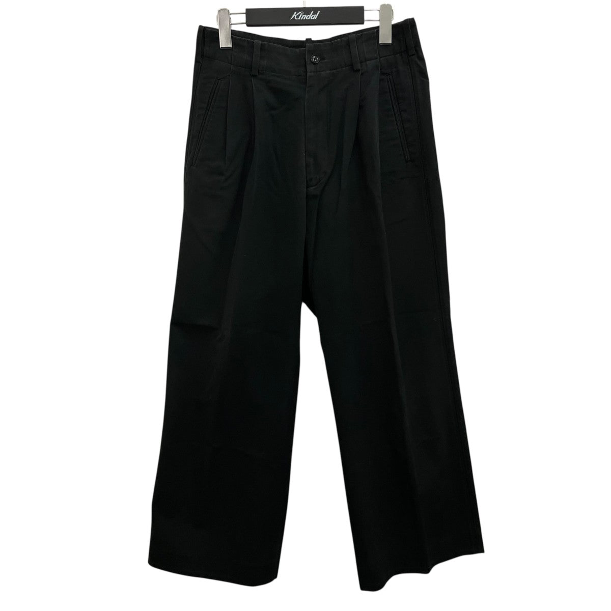 YOKE 【2TUCK WIDE-LEGGED SIDE TAPE TROUSERS】タックワイドパンツYK21SS0191P 古着・中古-1枚目のアイテム画像