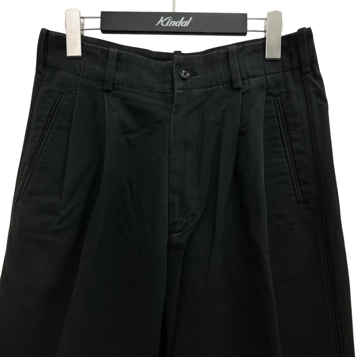 YOKE 【2TUCK WIDE-LEGGED SIDE TAPE TROUSERS】タックワイドパンツYK21SS0191P 古着・中古-3枚目のアイテム画像