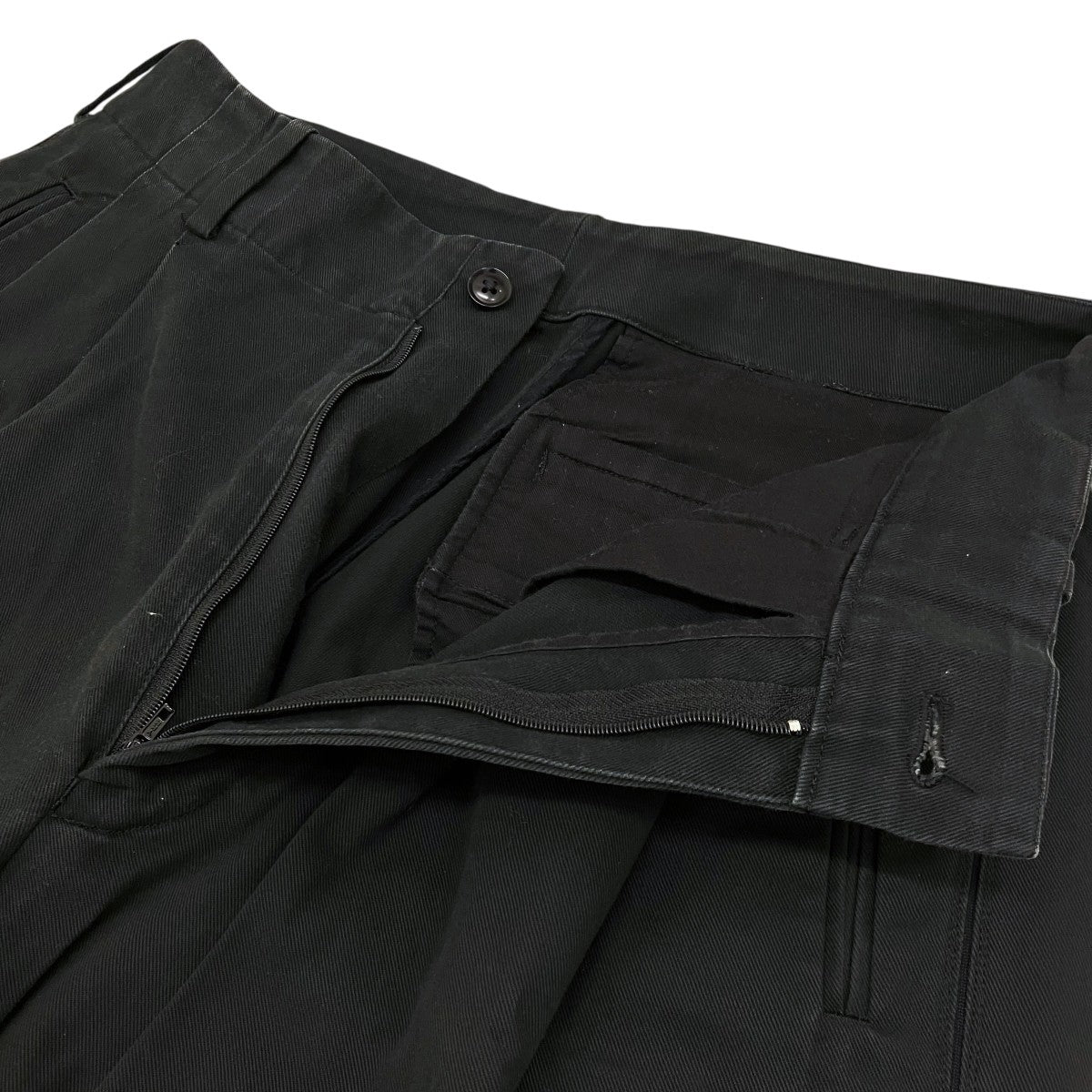 YOKE 【2TUCK WIDE-LEGGED SIDE TAPE TROUSERS】タックワイドパンツYK21SS0191P 古着・中古-5枚目のアイテム画像