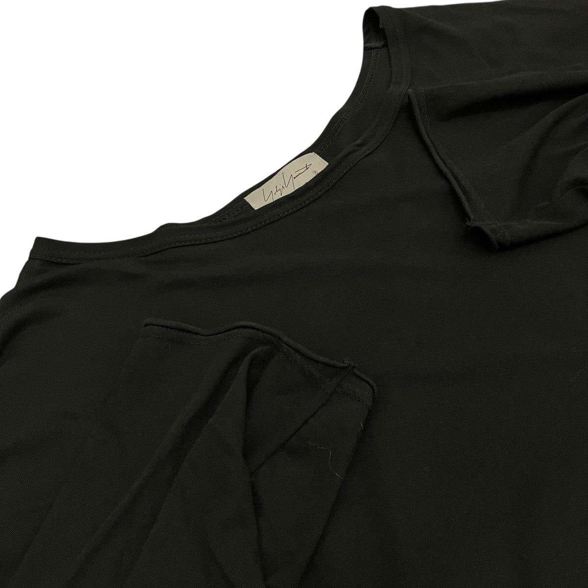 Yohji Yamamoto pour homme 【TECHNORAMA COTTON JUMBO T-SHIRT】ジャンボTシャツHJ-T10-071 古着・中古-5枚目のアイテム画像