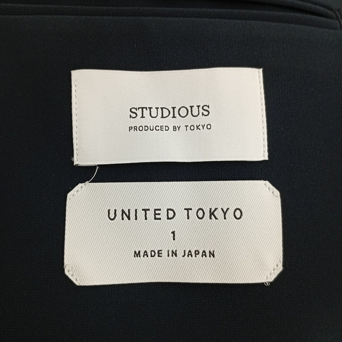 STUDIOUS×UNITED TOKYO DOUBLE CLOTH 2B JACKETテーラードジャケット114553088 古着・中古-3枚目のアイテム画像