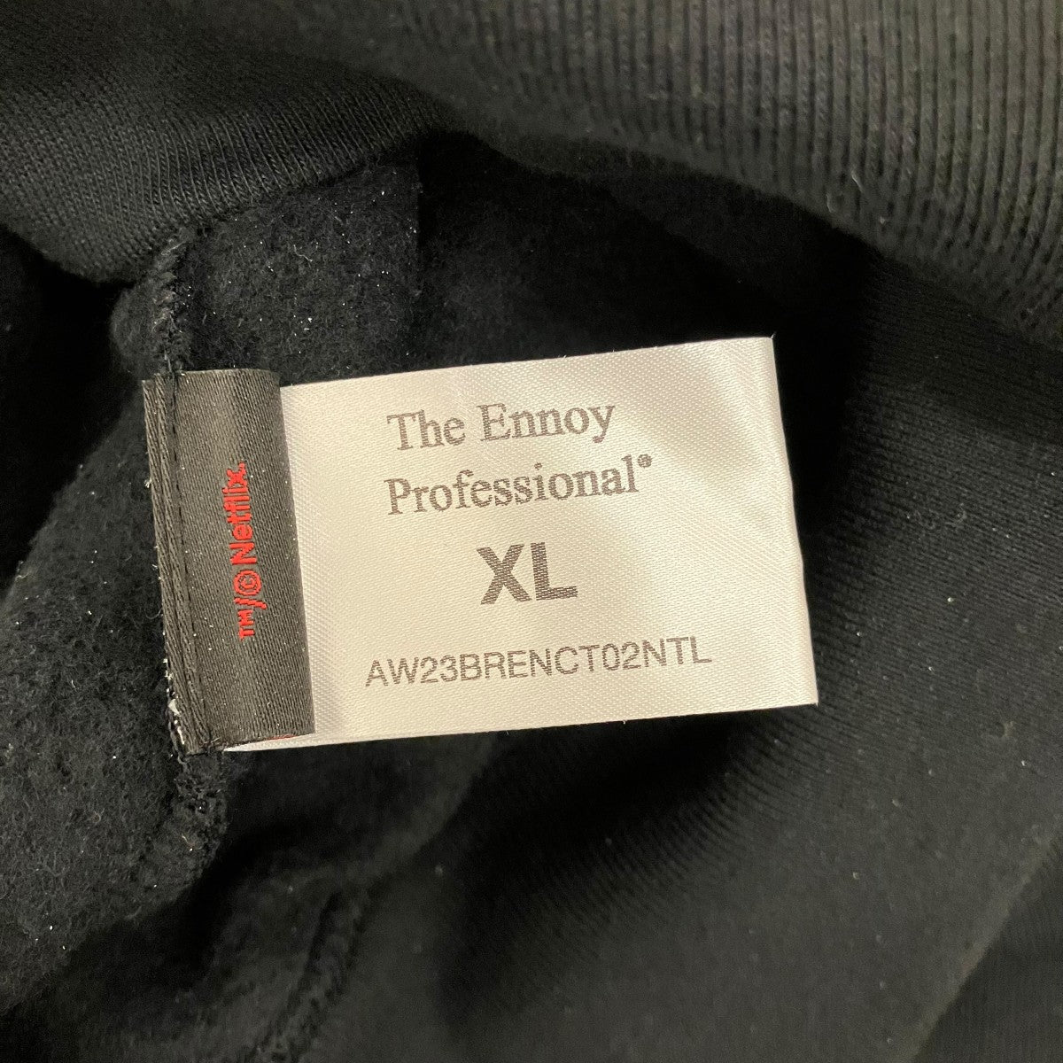 THE ENNOY PROFESSIONAL×NETFLIX プルオーバーパーカーAW23BRENCT02NTL 古着・中古-6枚目のアイテム画像