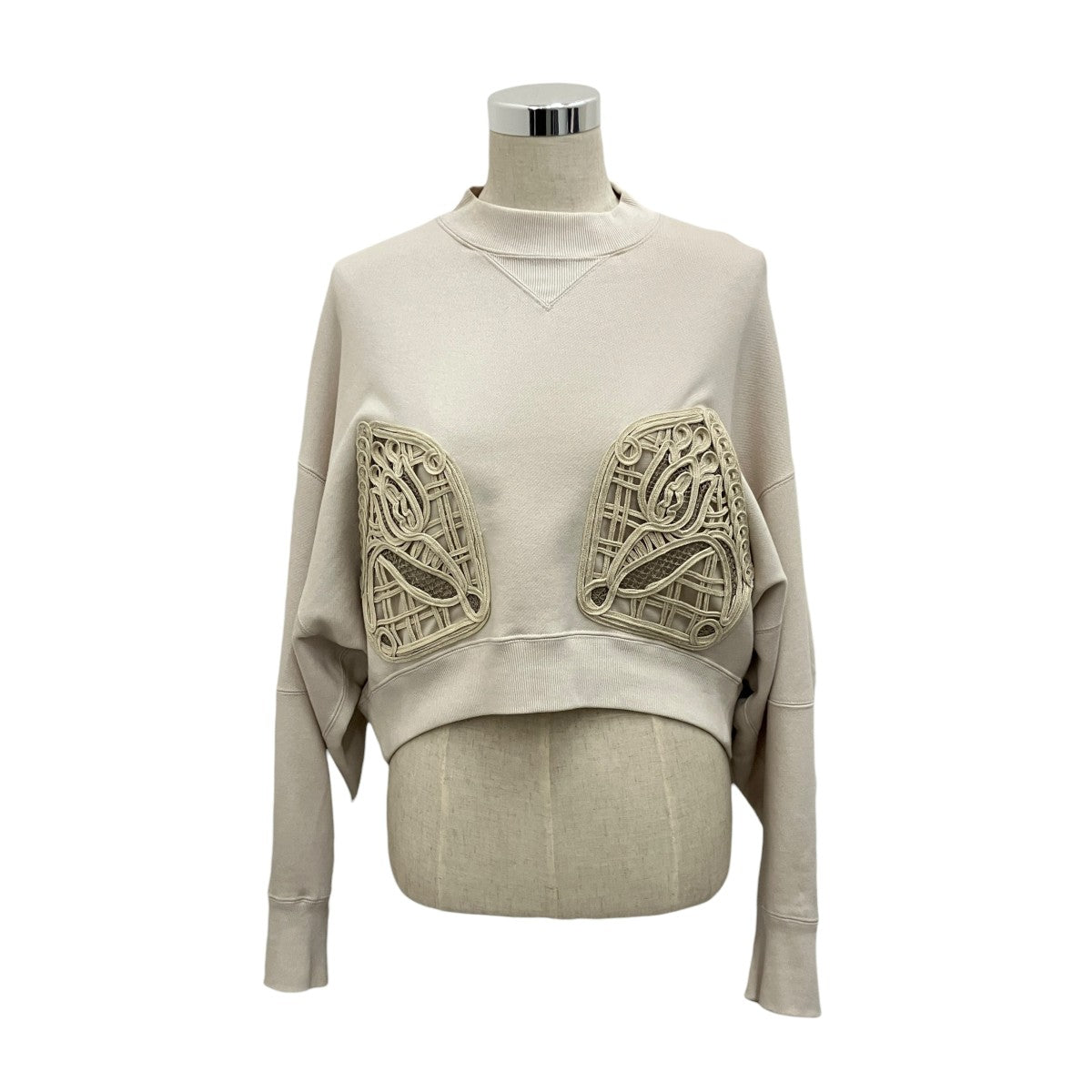 25SS【CORDING EMBROIDERY CROPPED SWEATSHIRT】クロップドスウェットMM25SS-JS051