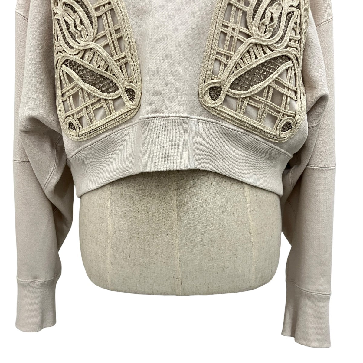 25SS【CORDING EMBROIDERY CROPPED SWEATSHIRT】クロップドスウェットMM25SS-JS051