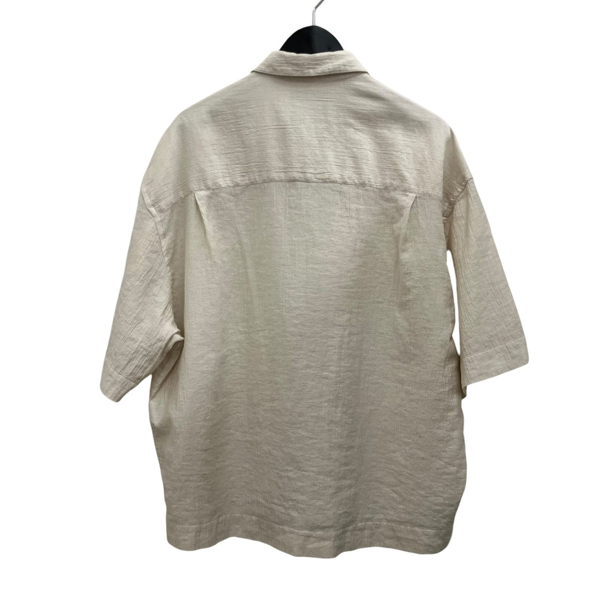 STUDIO NICHOLSON 【SANKO MATELASSE SHIRT】半袖シャツSNM-1267 古着・中古-2枚目のアイテム画像