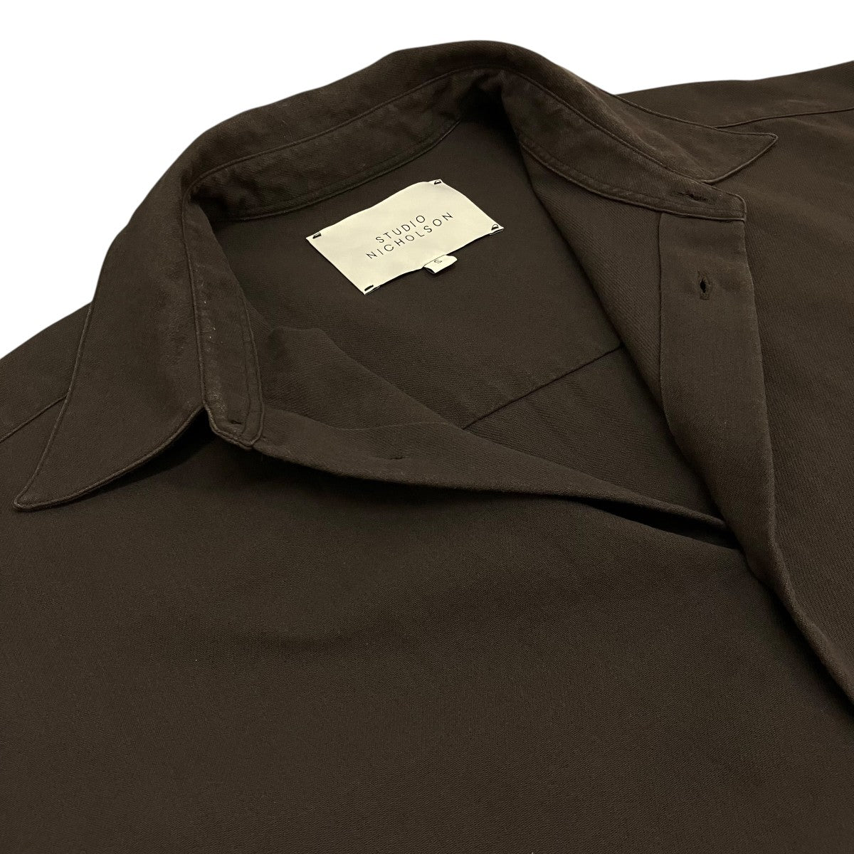 STUDIO NICHOLSON 【SANKO SHIRT】半袖シャツSNM-1267 古着・中古-5枚目のアイテム画像