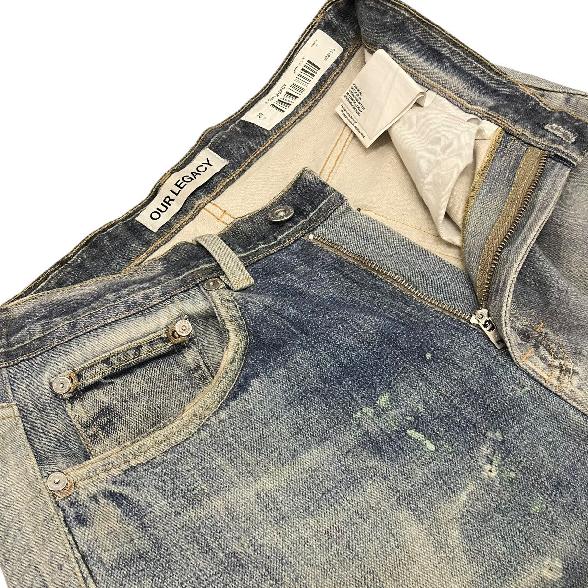 OUR LEGACY サードカットデニムパンツM4205TDD 古着・中古-5枚目のアイテム画像