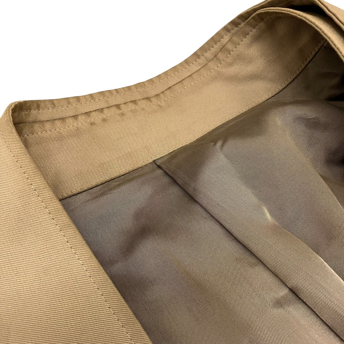 【OVERSIZED LINEAR NO COLLAR COAT】オーバーサイズノーカラーコートST.173-2