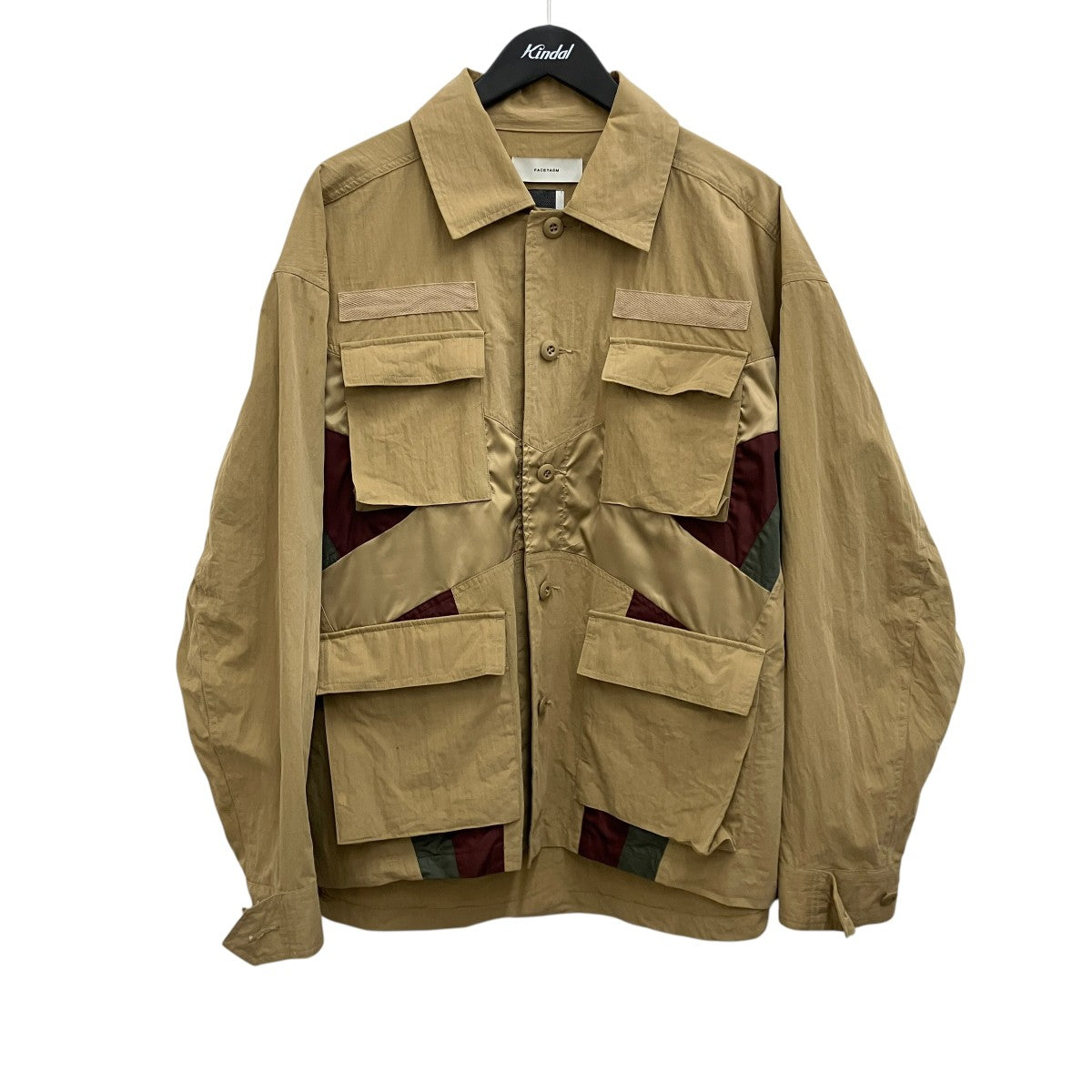 FACETASM 【NYLON PATCHWORK ARMY SHIRT】ナイロンパッチワークアーミーシャツMIMI-SH-M01 古着・中古-1枚目のアイテム画像