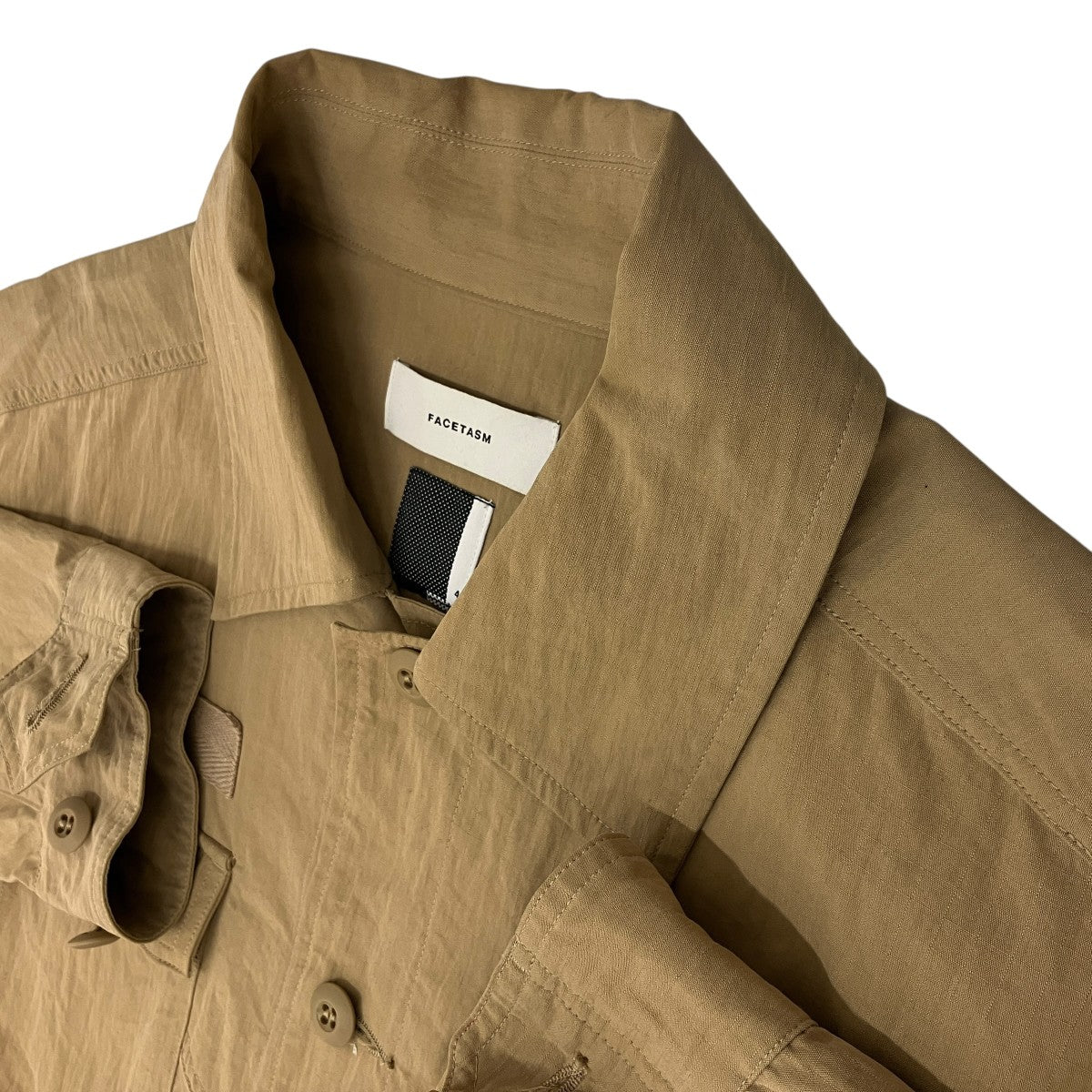 FACETASM 【NYLON PATCHWORK ARMY SHIRT】ナイロンパッチワークアーミーシャツMIMI-SH-M01 古着・中古-4枚目のアイテム画像