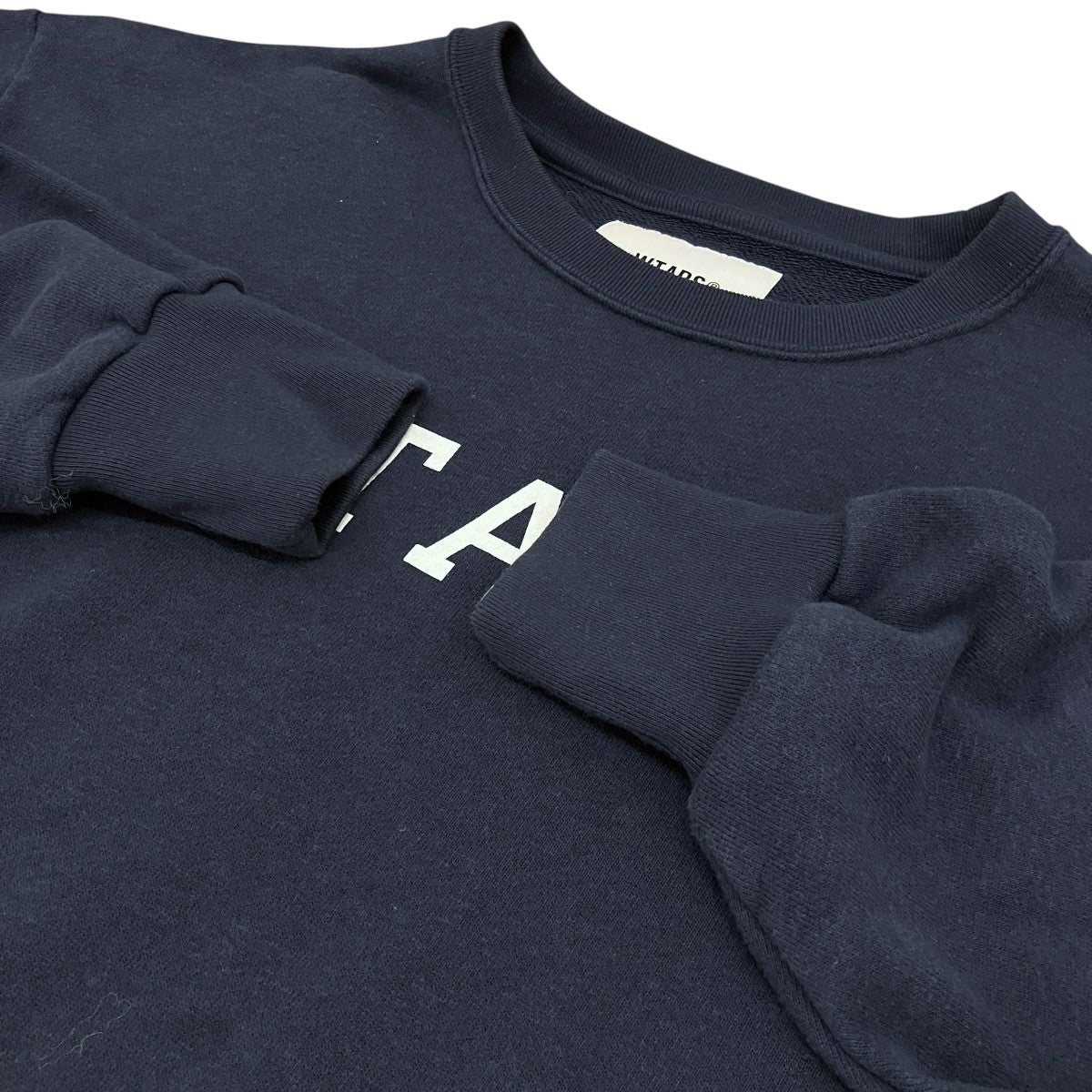 WTAPS 【ACADEMY SWEATER COPO】ロゴプリントスウェット221ATDT-CSM18 古着・中古-5枚目のアイテム画像
