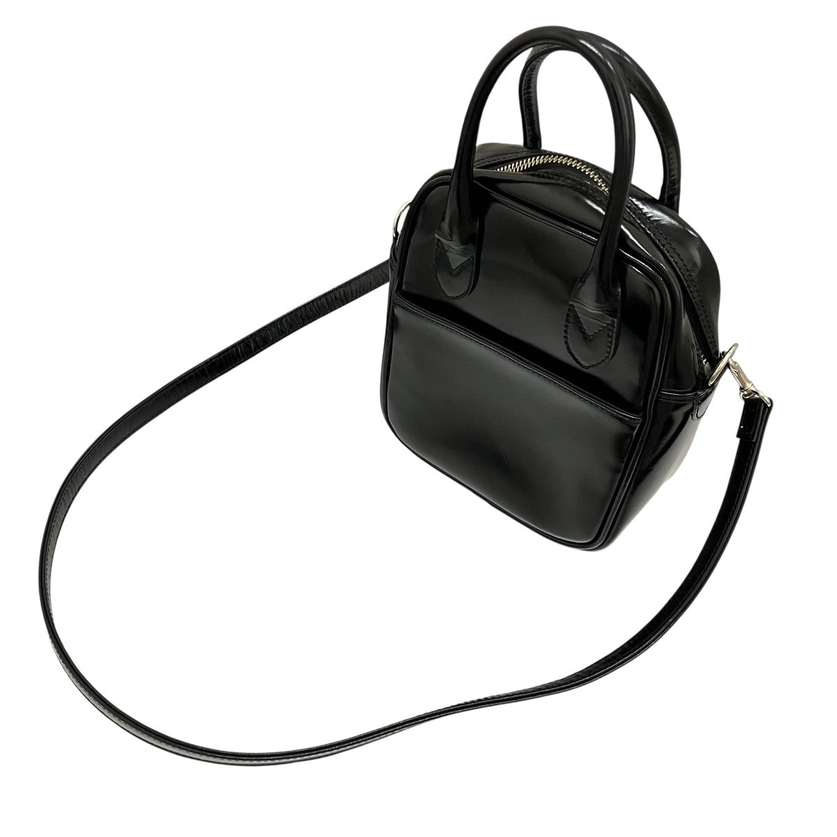 COMME des GARCONS パテントレザー2WAYミニハンドバッグKZ-K 262 古着・中古-6枚目のアイテム画像