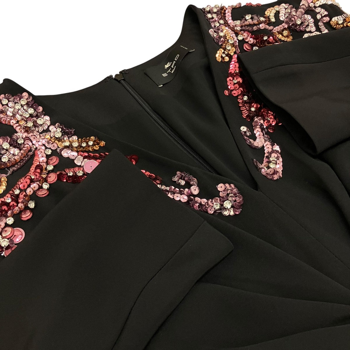【VESTITI DRESS】ビジューシルクカーディガン