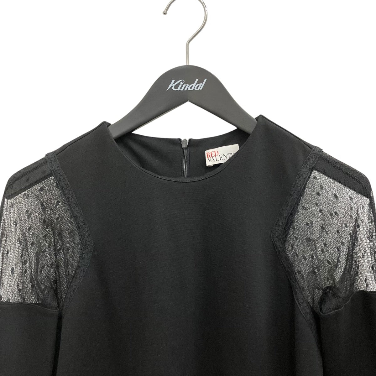 RED VALENTINO(レッド・ヴァレンティノ) レース切替ワンピース
