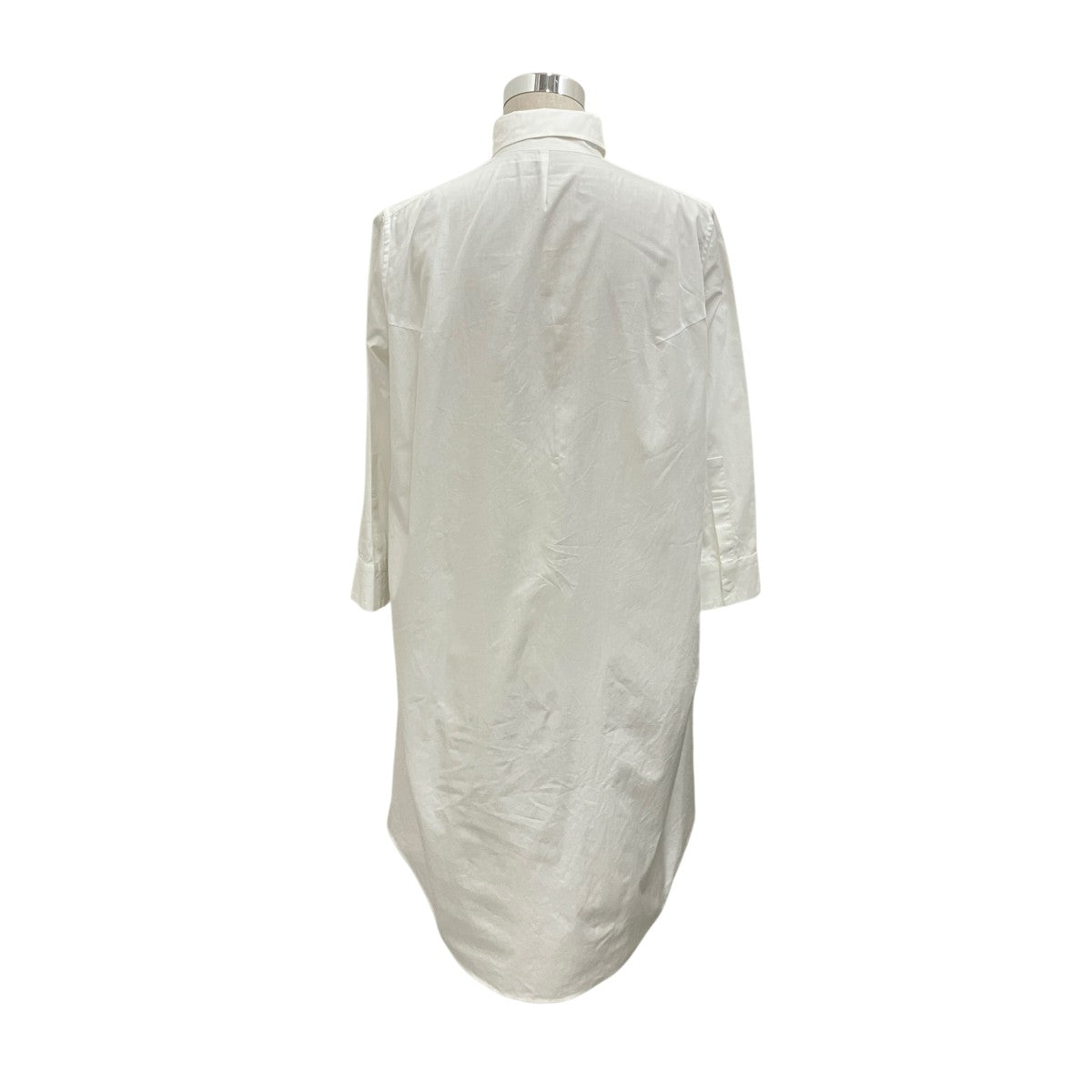 23AW【COTTON BROADCLOTH BALLOON SILHOUETTE SHIRT DRESS WITH BOX POCKET】ロングシャツFJ-D66-002