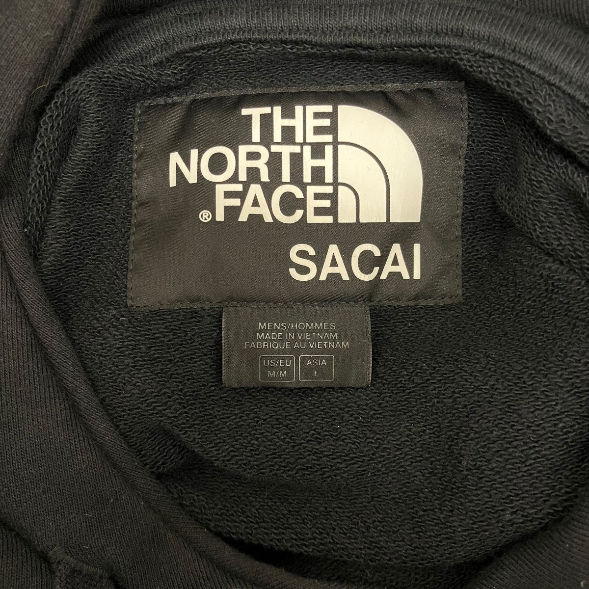THE NORTH FACE×sacai ドッキングパーカーNT6175SA 古着・中古-8枚目のアイテム画像