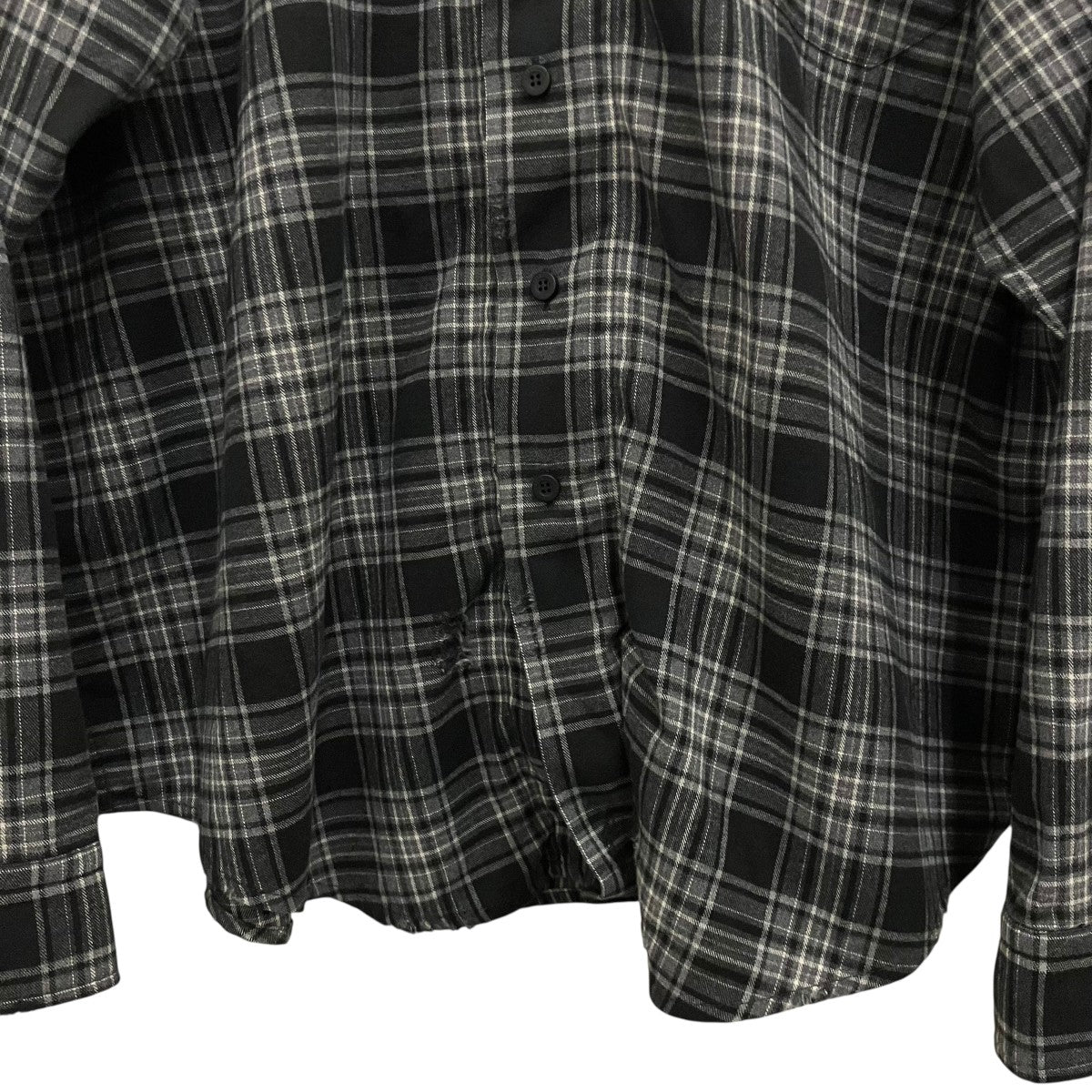 BALENCIAGA 26SS【ZIPUPーSHIRTS】ジップアップシャツ850813 古着・中古-4枚目のアイテム画像