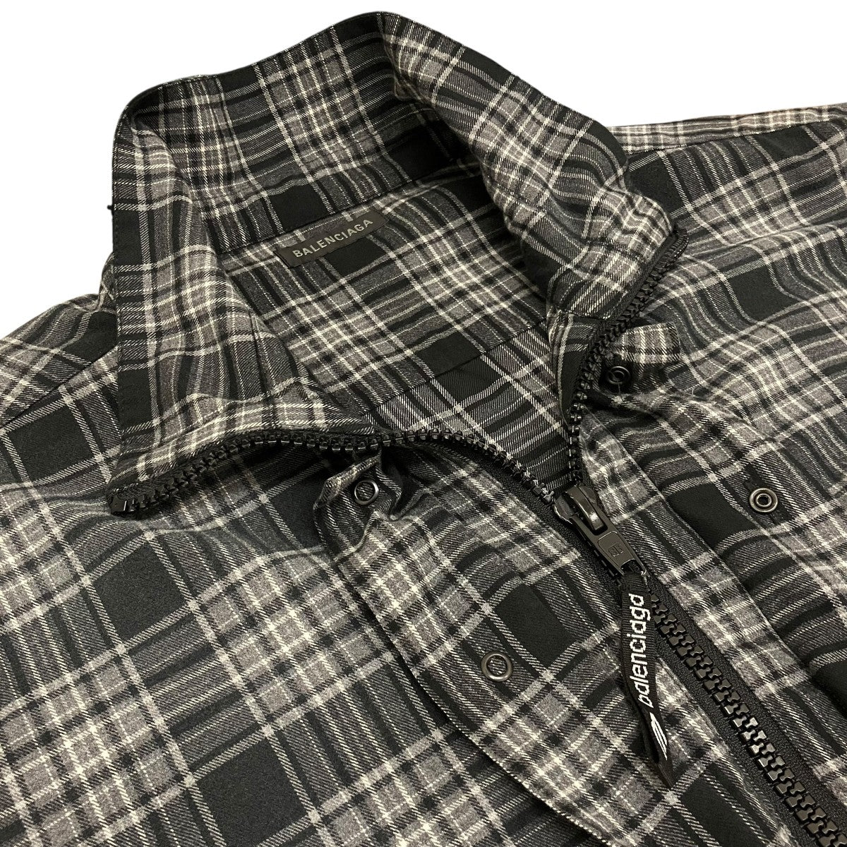 BALENCIAGA 26SS【ZIPUPーSHIRTS】ジップアップシャツ850813 古着・中古-5枚目のアイテム画像