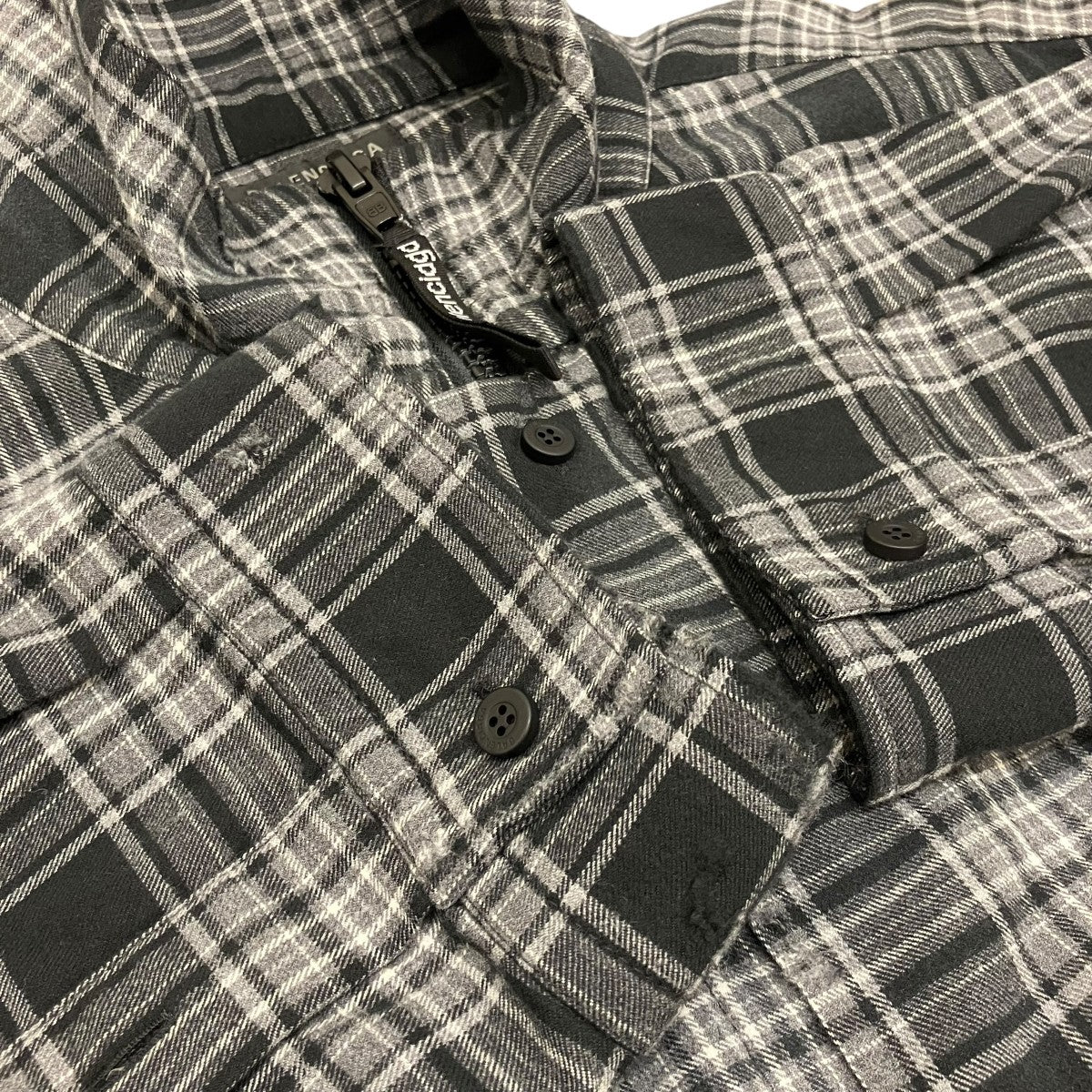BALENCIAGA 26SS【ZIPUPーSHIRTS】ジップアップシャツ850813 古着・中古-6枚目のアイテム画像