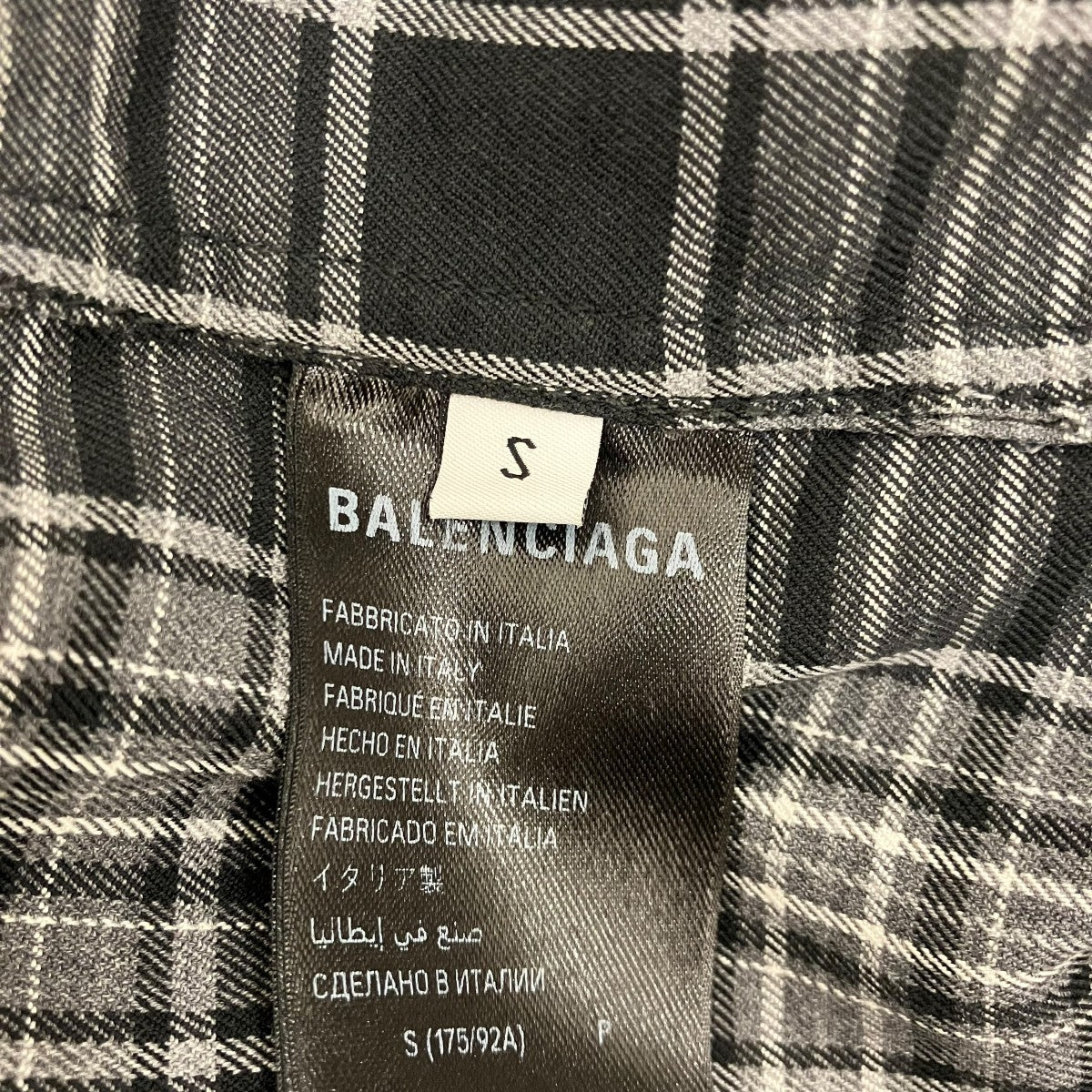 BALENCIAGA 26SS【ZIPUPーSHIRTS】ジップアップシャツ850813 古着・中古-7枚目のアイテム画像