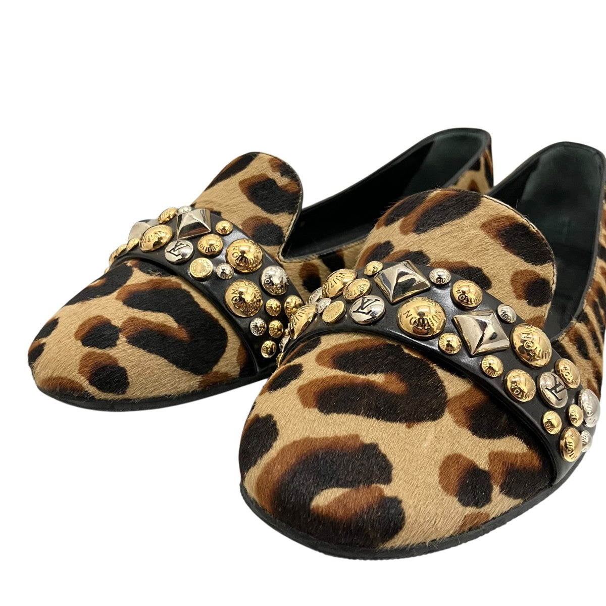 LOUIS VUITTON スタッズレオパードパンプスMA0143 M 古着・中古-7枚目のアイテム画像