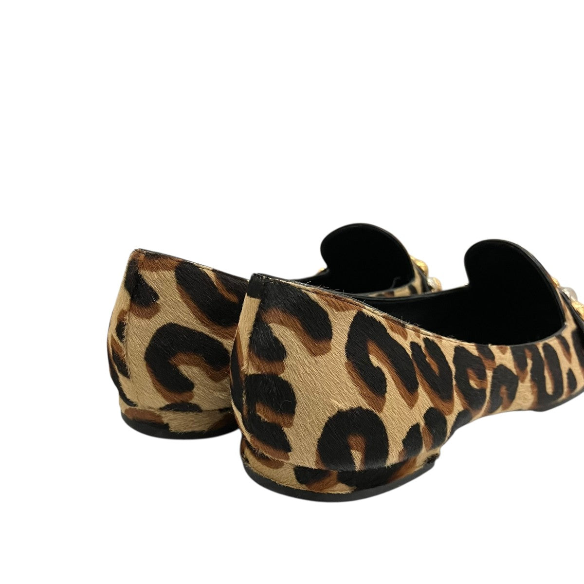 LOUIS VUITTONレオパードパンプス LOUIS VUITTON(ルイヴィトン) スタッズレオパードパンプスMA0143 M