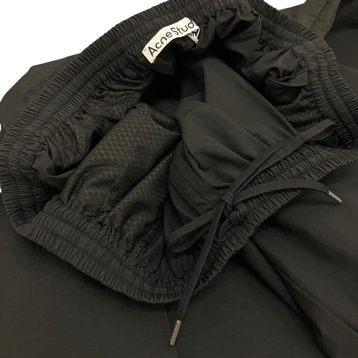 ACNE STUDIOS ワイドレッグ コットン＆ナイロン トラウザーズFN-MN-TROU001076 古着・中古-5枚目のアイテム画像