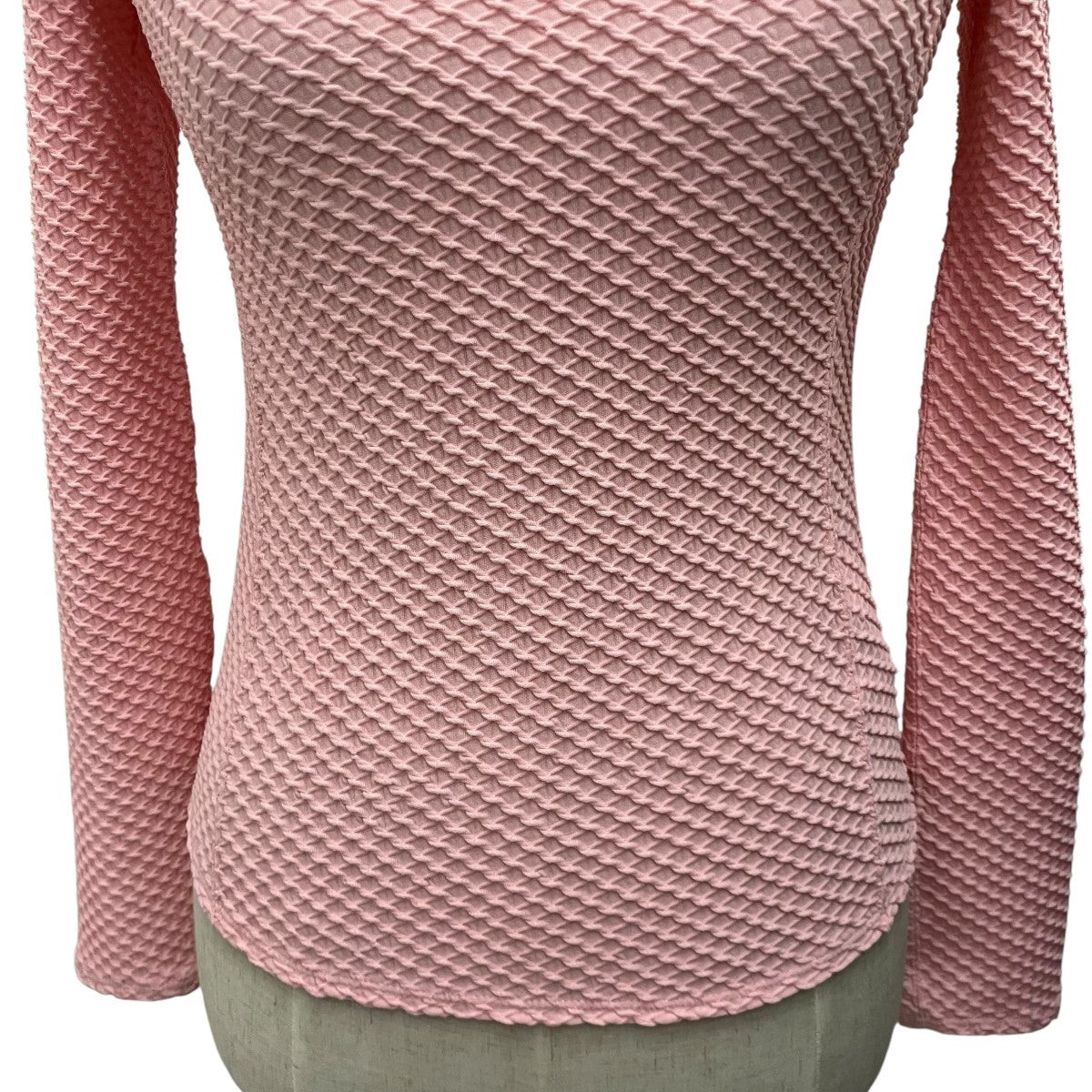 mame kurogouchi 26SS【SHIRRING JERSEY JACQUARD LONG SLEEVE TOP】天竺ジャカードトップMM26SS-JS038 古着・中古-5枚目のアイテム画像