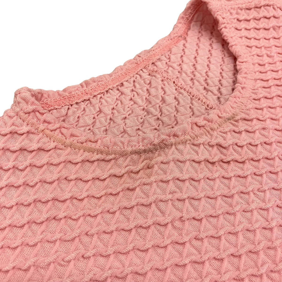 mame kurogouchi 26SS【SHIRRING JERSEY JACQUARD LONG SLEEVE TOP】天竺ジャカードトップMM26SS-JS038 古着・中古-6枚目のアイテム画像